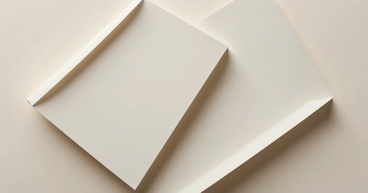 Abstract pattern of overlapping paper documents in warm tones